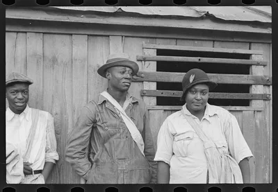 Cotton pickers receiving sixty cents a day, Pulaski County, Arkansas, 1935