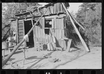 Arkansas squatter's home, 1935