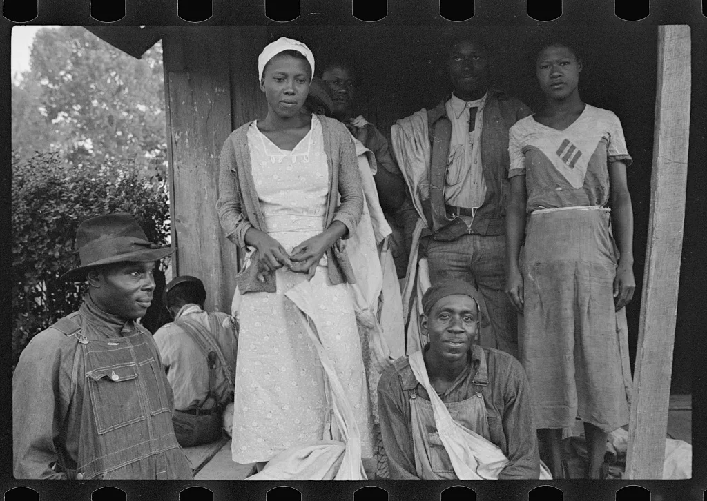 Arkansas cotton pickers, 1935
