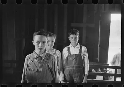 [Untitled photo, possibly related to: Interior of Ozark school,…, Arkansas, 1935