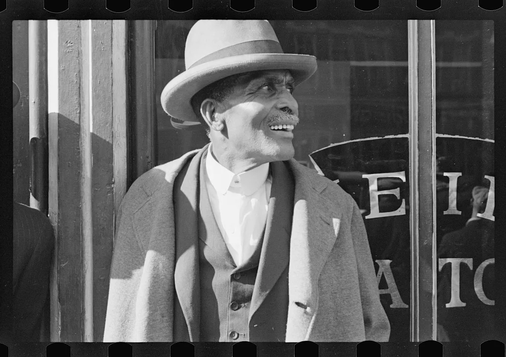 Negro at religious meeting in Nashville, Tennessee, 1935