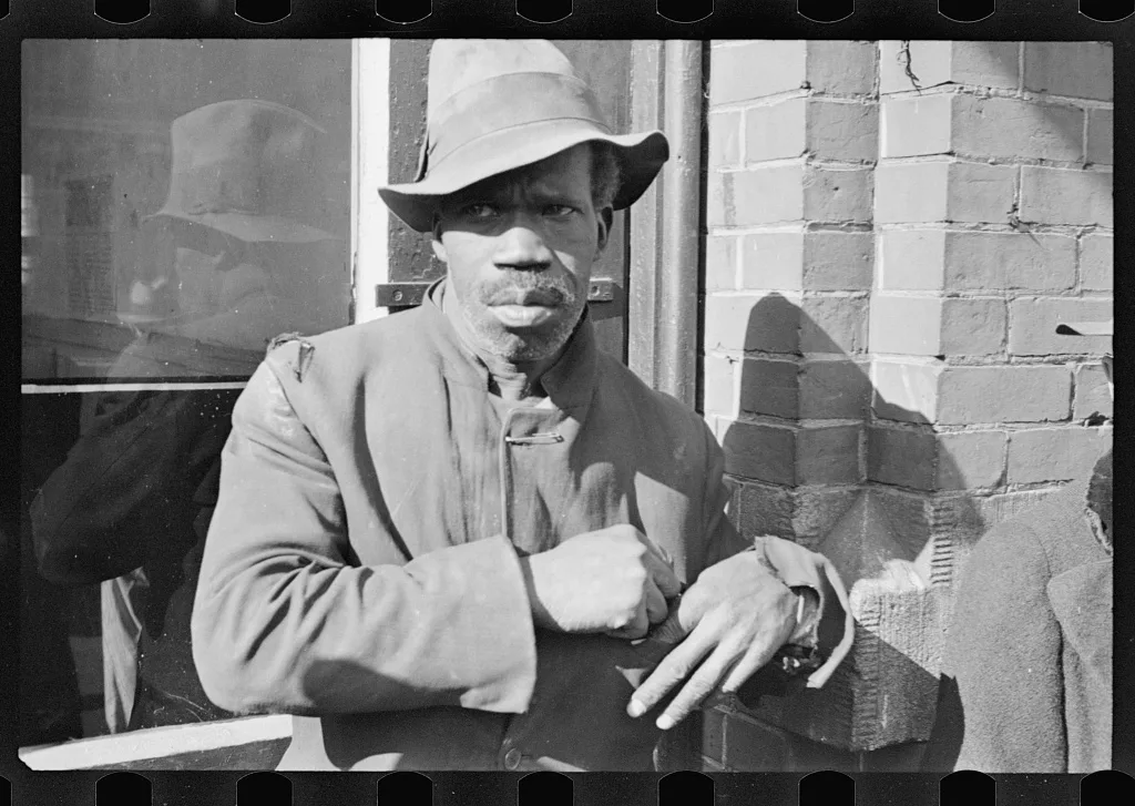 Negro at religious meeting, Nashville, Tennessee, 1935