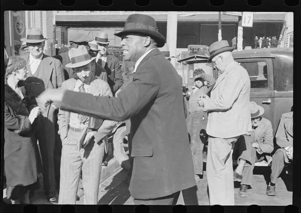 [Untitled photo, possibly related to: Religious meeting, Nashville,…, Tennessee, 1935