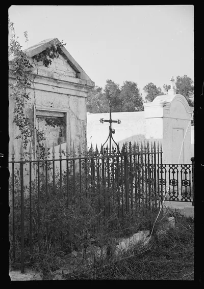 [Untitled photo, possibly related to: Cemetery at Pointe a la Hache,…, Louisiana, 1935