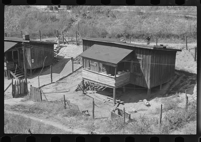 Mining shacks, Jenkins, Kentucky, 1935