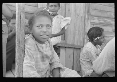 Children of unemployed trapper, Plaquemines Parish, Louisiana, 1935