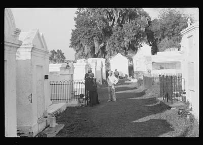 Cemetery at Pointe a la Hache, Louisiana, 1935