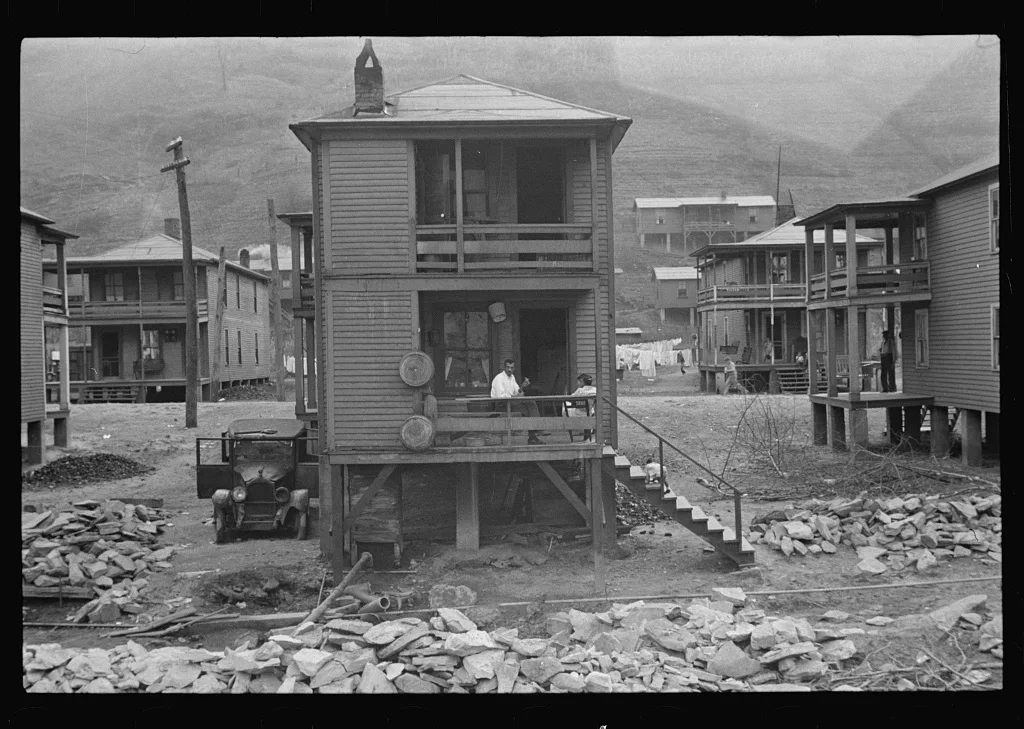 Tenement houses, Omar, West Virginia, 1935
