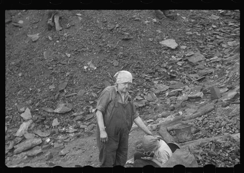 [Untitled photo, possibly related to: Woman and child picking coal…, Pennsylvania, 1937