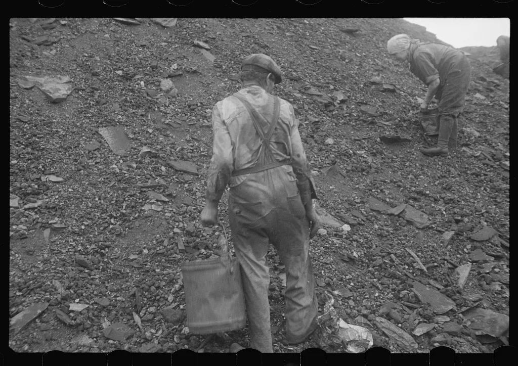 [Untitled photo, possibly related to: Woman and child picking coal…, Pennsylvania, 1937