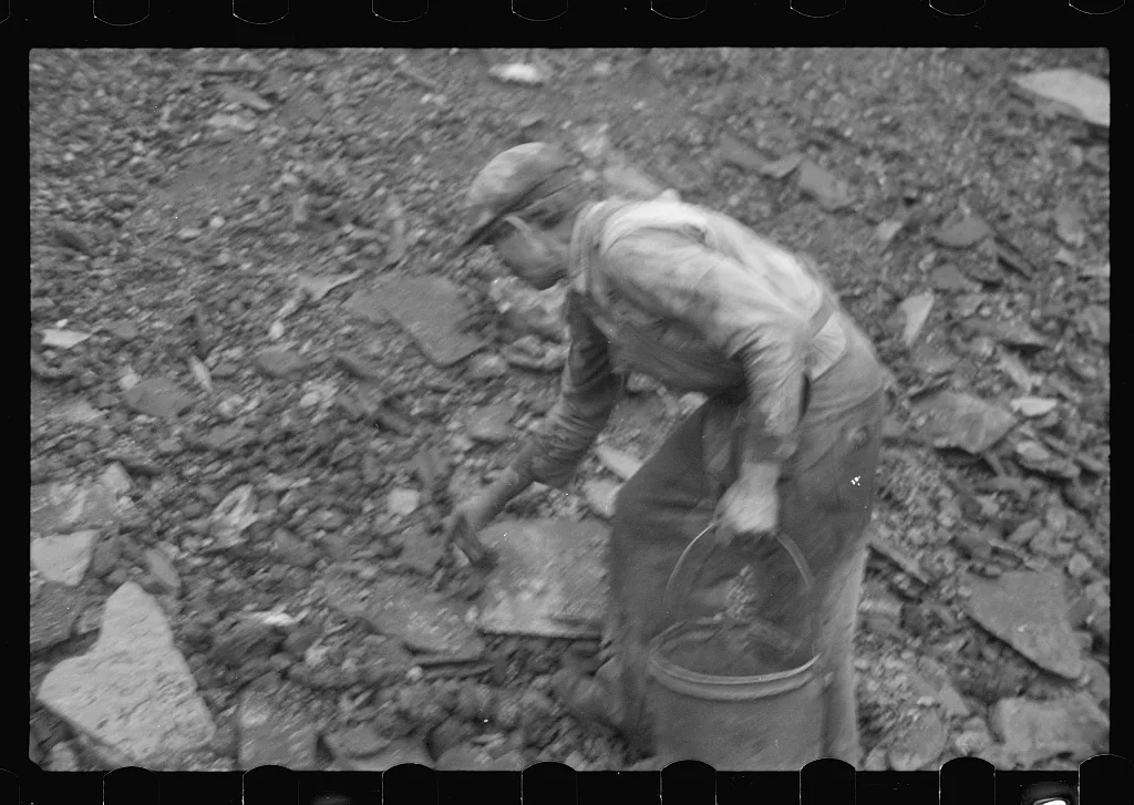 [Untitled photo, possibly related to: Coal gatherer at Nanty Glo,…, Pennsylvania, 1937