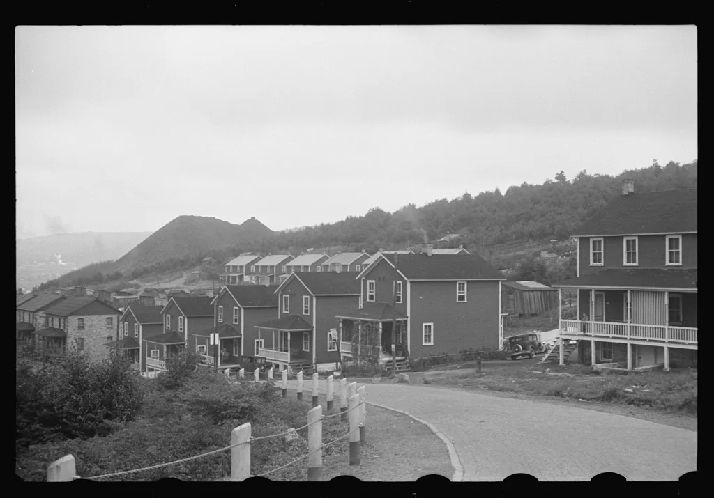 [Untitled photo, possibly related to: Houses in Nanty Glo,…, Pennsylvania, 1937