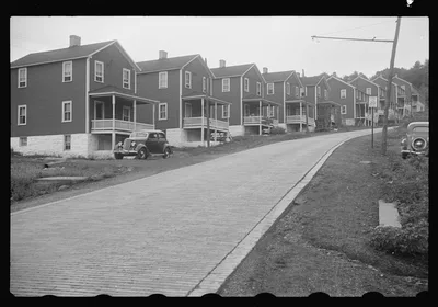 Houses in Nanty Glo, Pennsylvania, 1937