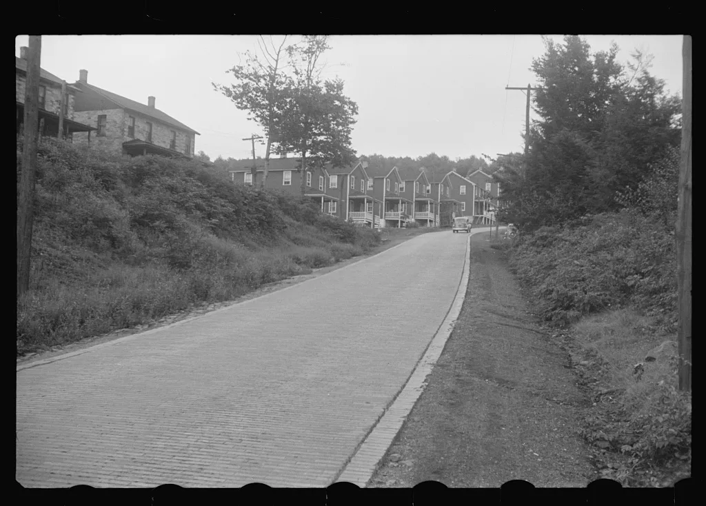[Untitled photo, possibly related to: Houses in Nanty Glo,…, Pennsylvania, 1937