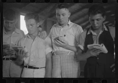 [Untitled photo, possibly related to: Sunday school, Penderlea…, North Carolina, 1937