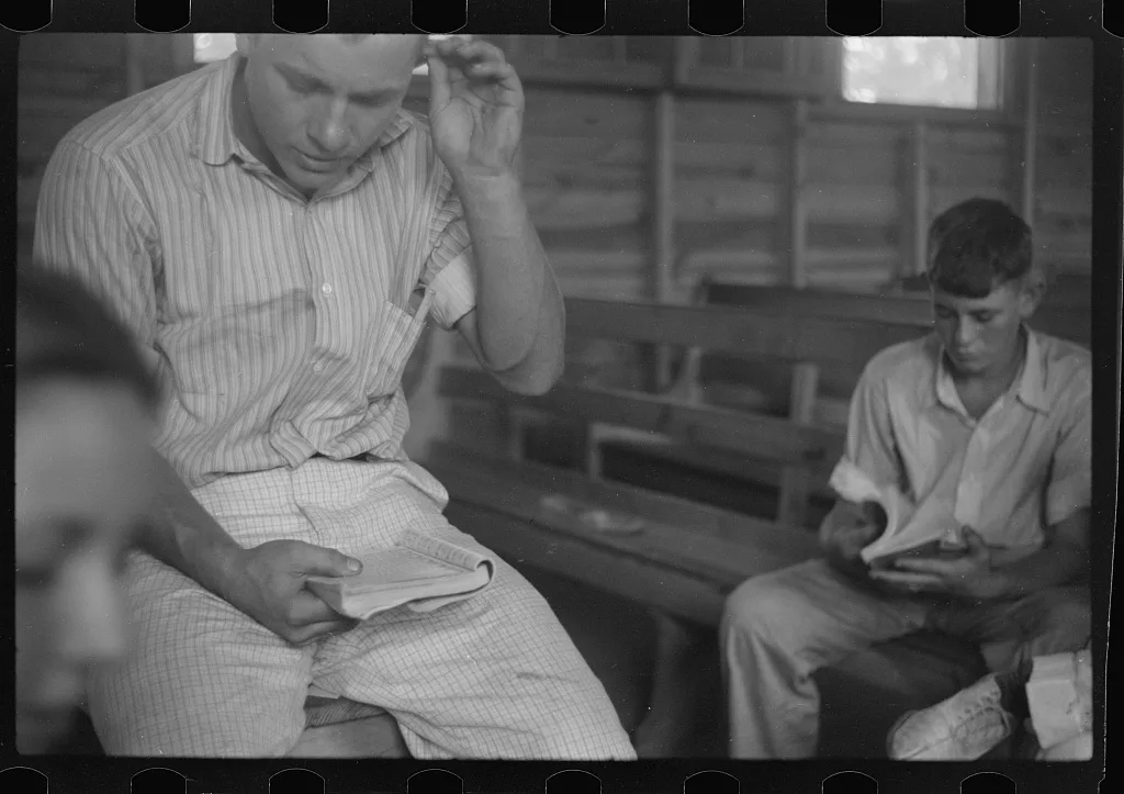 [Untitled photo, possibly related to: Sunday school, Penderlea…, North Carolina, 1937