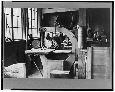 Furniture factory, Arthurdale, West Virginia, 1937