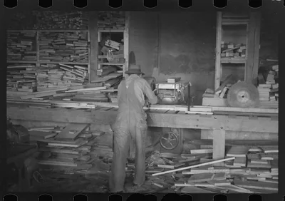 [Untitled photo, possibly related to: Furniture factory, Arthurdale,…, West Virginia, 1937