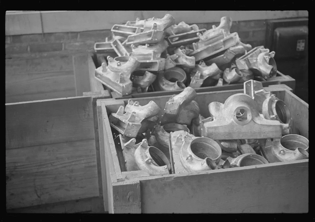 [Untitled photo, possibly related to: Metal shop, Arthurdale, West…, West Virginia, 1937