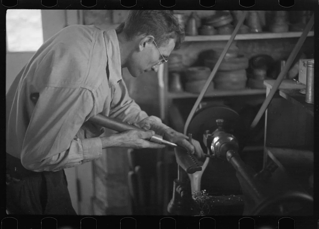 Vacuum cleaner factory, Arthurdale, West Virginia, 1937