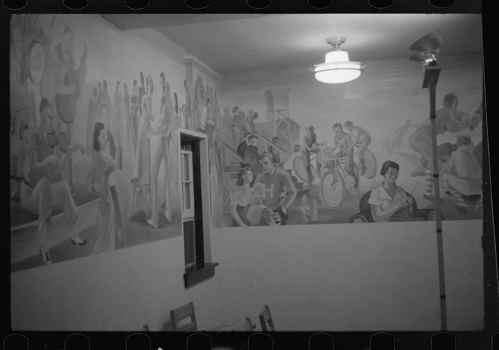 Mural at Westmoreland Homesteads, Pennsylvania, 1937
