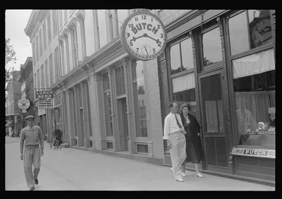 [Untitled photo, possibly related to: Main and Court Streets,…, Ohio, 1938