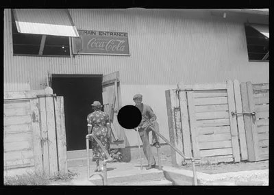 [Untitled photo, possibly related to: Unloading platform at the…, Ohio, 1938