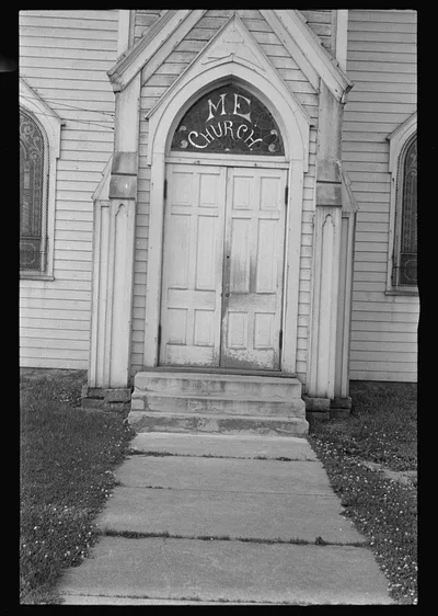Methodist church, Unionville Center, Ohio, 1938