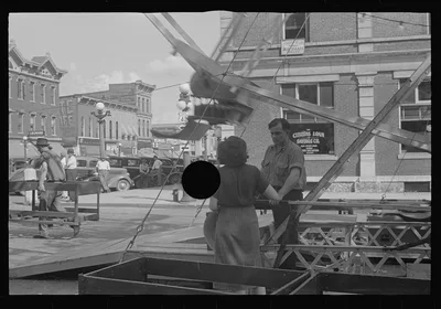 [Untitled photo, possibly related to: World War Veterans' homecoming…, Ohio, 1938