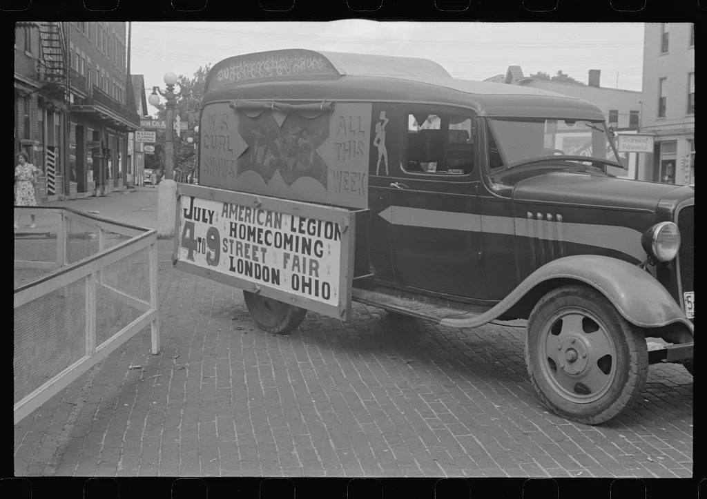 [Untitled photo, possibly related to: World War Veterans' homecoming…, Ohio, 1938