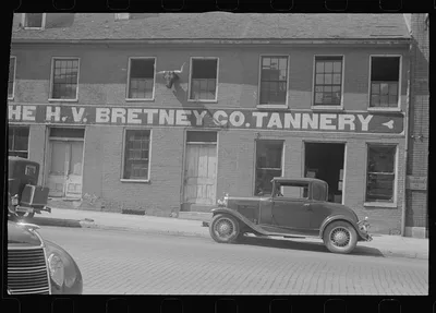 Old tannery, Springfield, Ohio, 1938