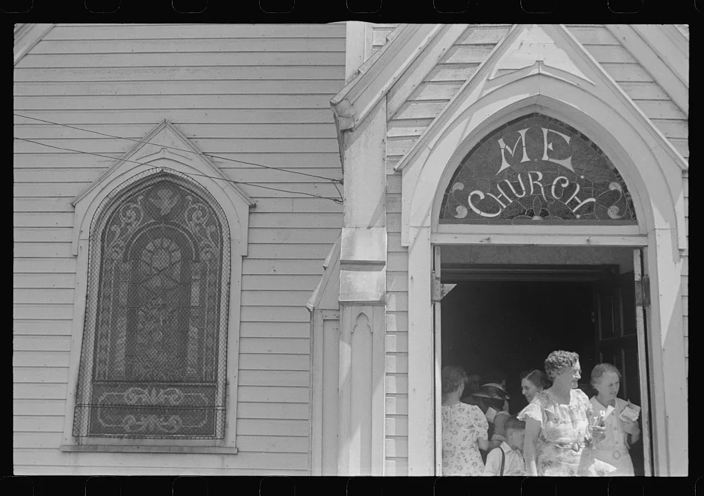 Methodist church, Unionville Center, Ohio, 1938