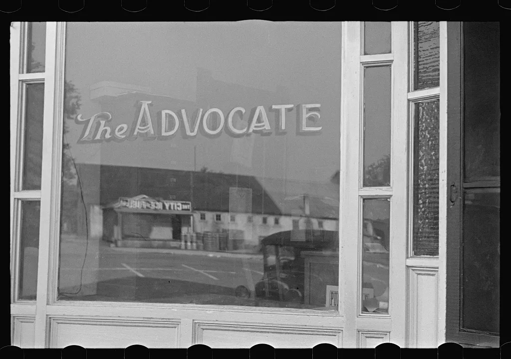 Newspaper office, Plain City, Ohio, 1938