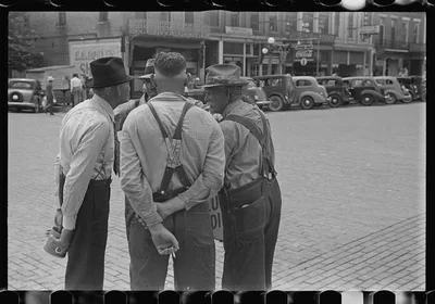 Street scene, Washington Court House, Ohio (see general caption), 1938
