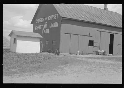 Barn in central Ohio (see general caption), 1938