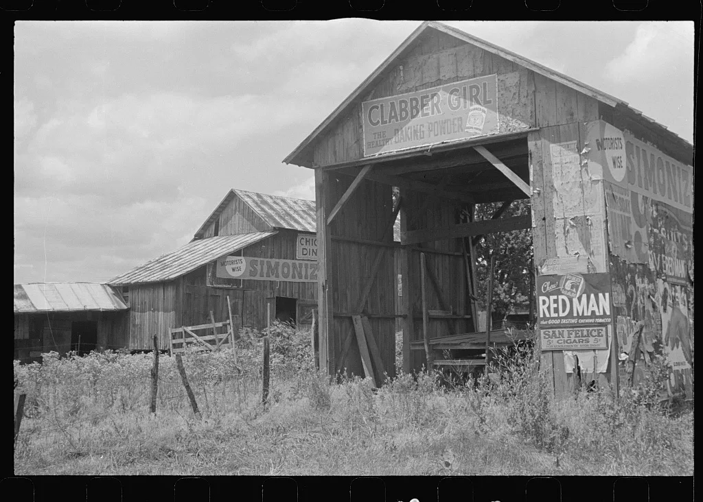 Old barn in central Ohio (see general caption), 1938