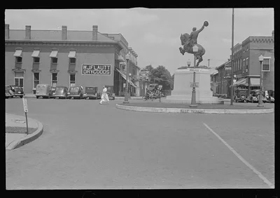 Statue of Sheridan, Somerset, Ohio, 1938