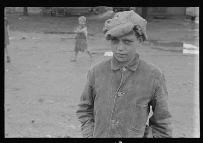 Dwellers in Circleville's "Hooverville," central Ohio (see general…, 1938