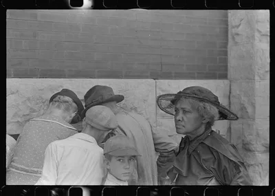 Relief clients, Urbana, Ohio, 1938