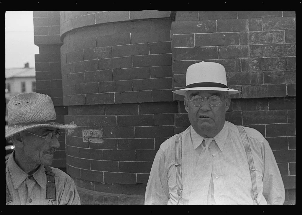 Farmer and banker, Plain City, Ohio, 1938
