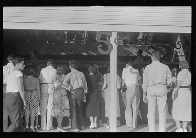 Scene at Buckeye Lake Amusement Park, near Columbus, Ohio (see…, 1938
