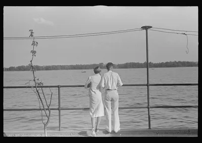 Looking over Buckeye Lake, near Columbus, Ohio (see general caption), 1938