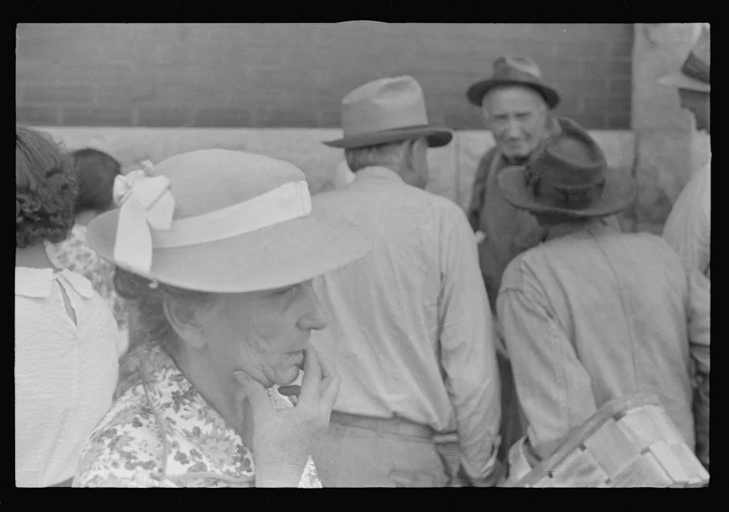 [Untitled photo, possibly related to: Woman outside relief station,…, Ohio, 1938