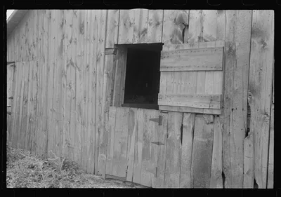 Barn door, central Ohio (see general caption), 1938