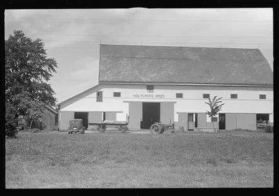 Scene on prosperous farm in central Ohio (see general caption), 1938