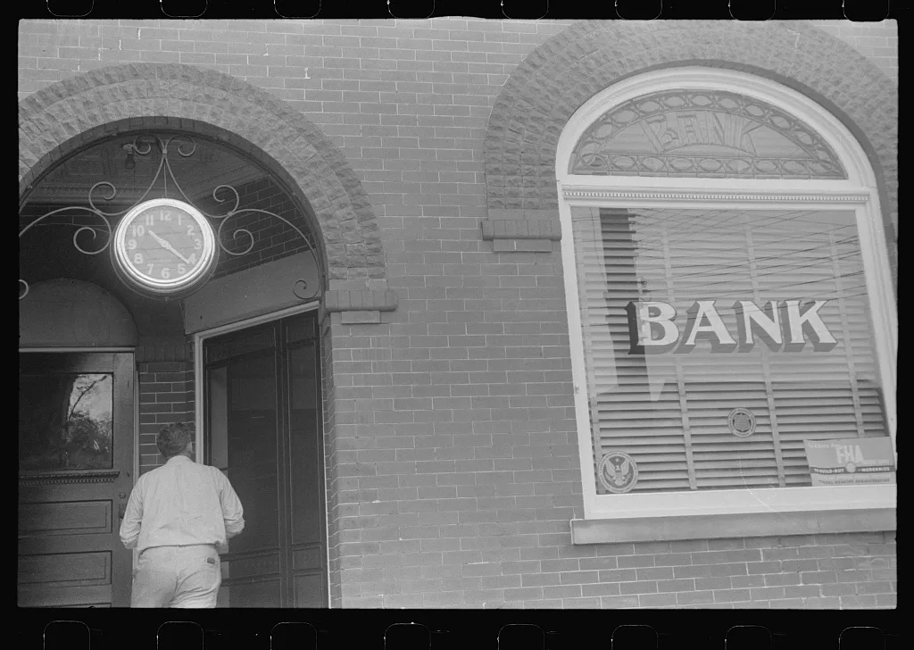 Bank in Worthington, Ohio, 1938