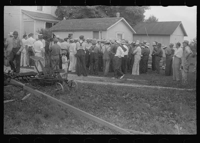 Public auction in central Ohio, 1938
