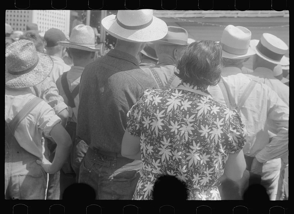 Public auction in central Ohio, 1938