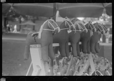 Prizes at county fair, central Ohio, 1938